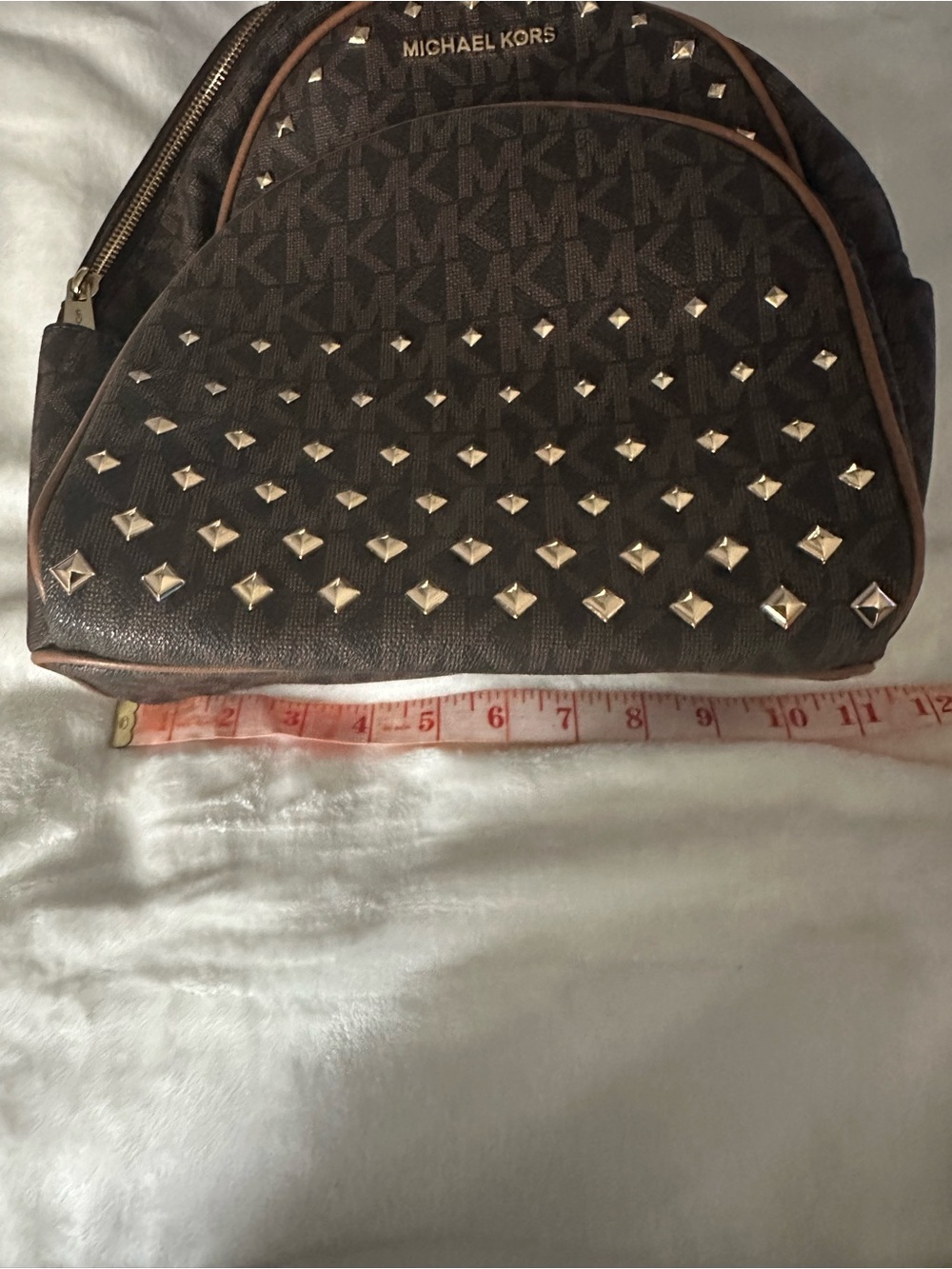 MK Dark Brown Bookbag Backpack – Travel / Work / Everyday - Picture 8 of 9